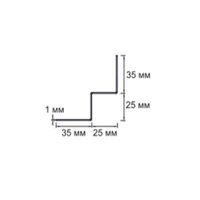 Wewnętrzny narożnik fasady (wewnętrzny profil narożny)